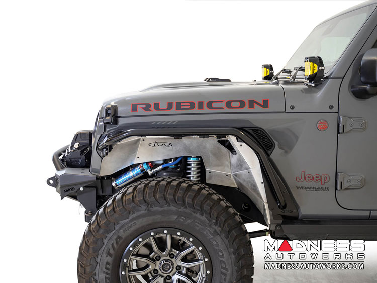 Jeep Gladiator JT Tube Fenders Stealth Fighter Front with Turn